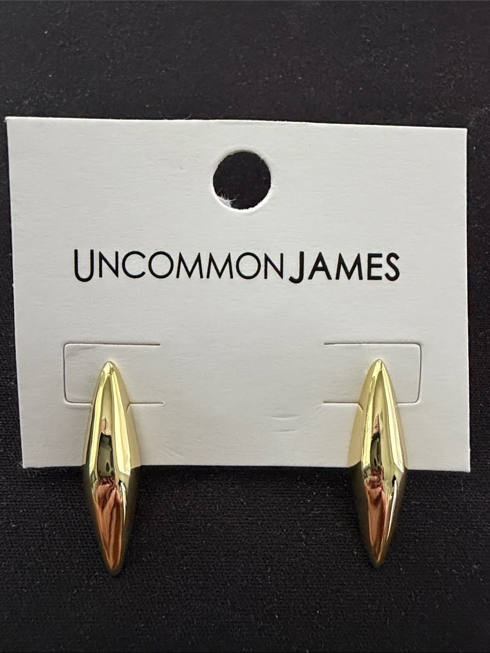 Uncommon James Gold Spike Intuition Earrings NWT